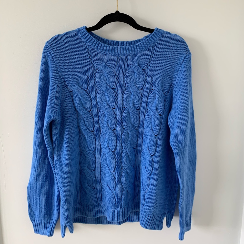 J-Crew Cable Knit Sweater
